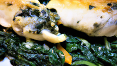 Aumônière de sole aux épinards et moules de pays