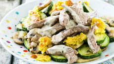 Emincé d'agneau au crumble de parmesan