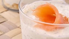 Verrine au Carré Frais et saumon