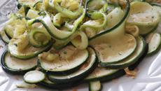 Salade aux courgettes