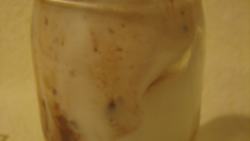 Yaourt aux éclats de chocolat au caramel