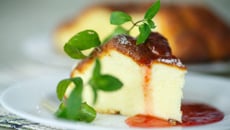 Gâteau de semoule au caramel