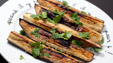 Confit d'aubergines aux légumes