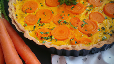 Quiche aux carottes pour voir la vie en orange! 