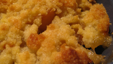 Crumble pomme banane au rhum