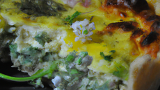 Quiche chou fleur et Fourme