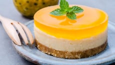 cheesecake orange et fruit de la passion