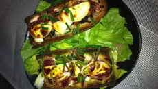 Tartine chèvre et figues