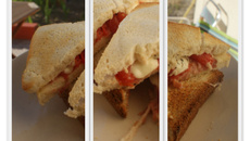 Croque Monsieur tomates / mozza