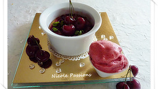 Chaud froid de cerises