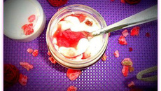 Yaourt à la praline rose