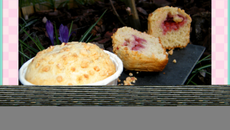 Moelleux à la fraise et au basilic