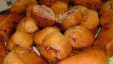 Muffins chocolat blanc et fraises