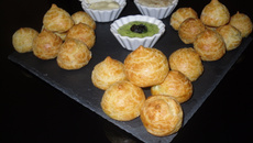 Trio de gougères bourguigonne