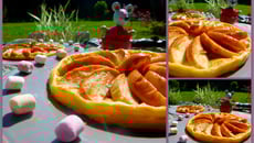 Tartelettes aux pommes, noix et confiture de lait