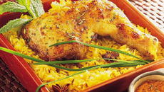 Cuisse de poulet à l'indienne