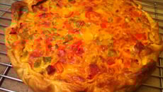 Quiche aux 3 poivrons