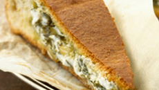 Focaccia au chèvre à tartiner et pistou