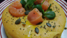 Cake au saumon et mangue