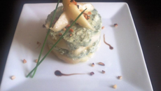 Terrine de poires au roquefort
