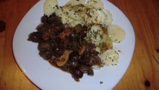 Rognons de bœuf sauce madère