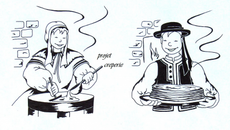 Baba au rhum, fraises Chantilly façon classique français