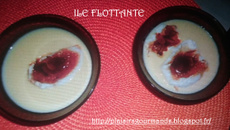 Île flottante au caramel et aux amandes