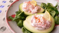 Avocat crevettes version légère