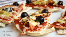 Pita-pizza façon 4 saisons