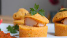 Mini cakes au curry de poisson