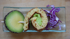 Blini roll' au pesto de févettes