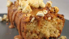 Cake au pop corn et caramel
