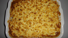 Crumble pommes et noix au caramel au beuure salé