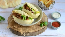 Pain pita farci au poulet