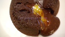 Moelleux au cœur coulant à la pistache