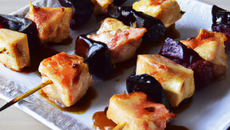 Brochettes de poulet aux pruneaux