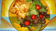 Feuilleté de chèvre et miel
