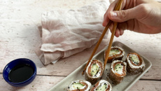 Mini makis de galettes au sarrasin