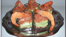 Verrines saumon fumé avocat pamplemousse