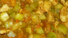 Dinde façon tajine