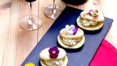 Macarons au bleu