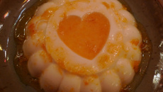 Panna cotta de la Saint-Valentin