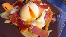 Salade de tagliatelle de courgettes et carottes