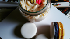 Yaourts aux macarons