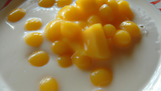 Mangue au lait de coco et perles du Japon