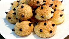 Choux et craquelin aux pépites de chocolat