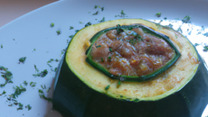 Courgette farcie économique