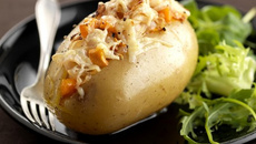 Pommes au four aux échalotes confites