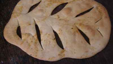 Fougasse aux poivrons