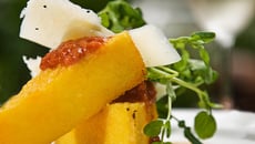 Polenta au fromage de brebis Etorki